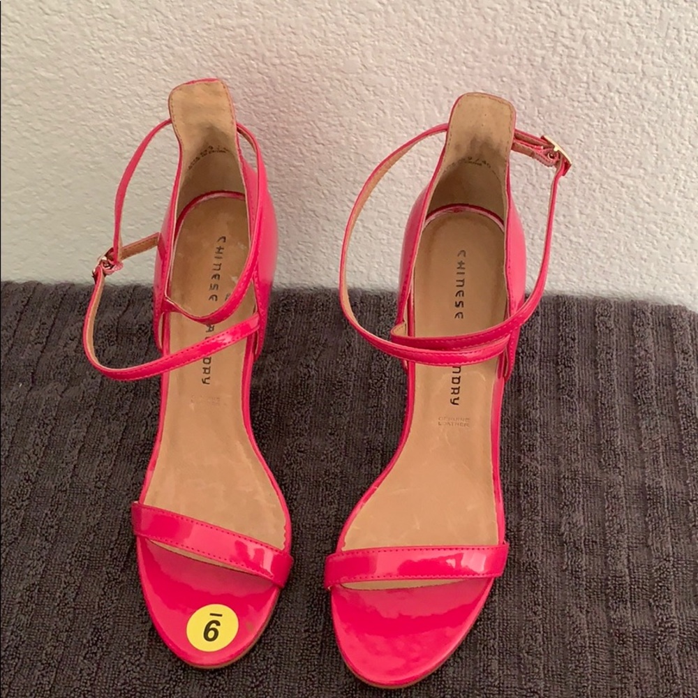 Pink heels